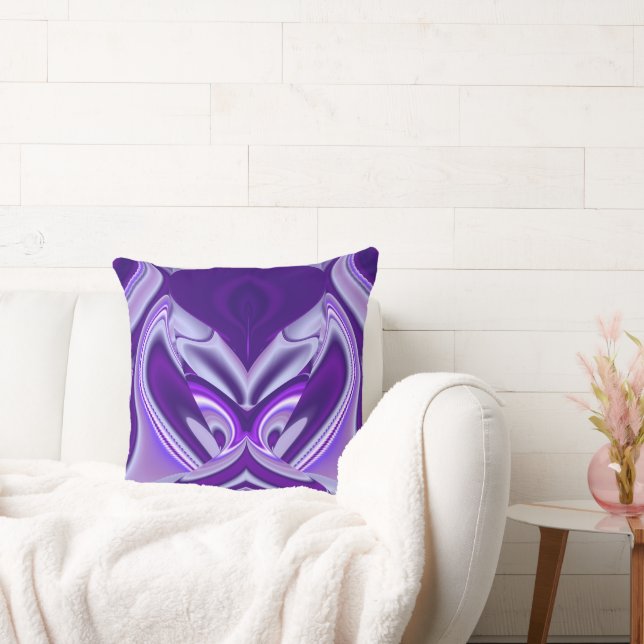 Purple Flower Rainbow Dreams Cushion (Couch)