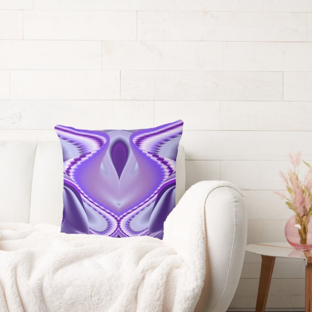 Purple Flower Rainbow Dreams Cushion (Couch)