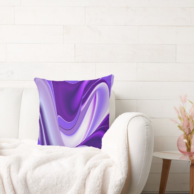 Purple Flower Rainbow Dreams Cushion (Couch)