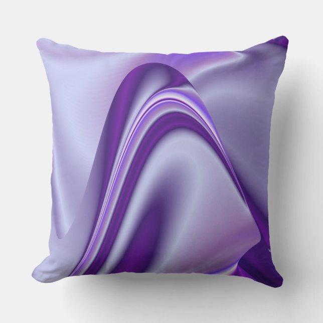 Purple Flower Rainbow Dreams Cushion (Front)