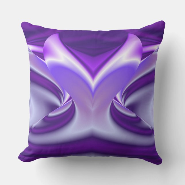 Purple Flower Rainbow Dreams Cushion (Front)