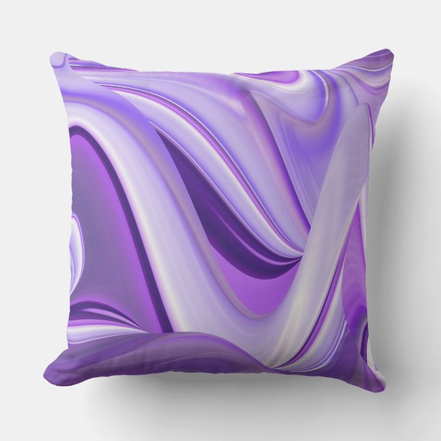 Purple Flower Rainbow Dreams Cushion (Front)