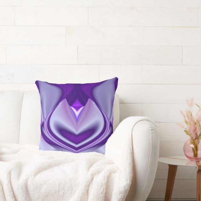 Purple Flower Rainbow Dreams Cushion (Couch)