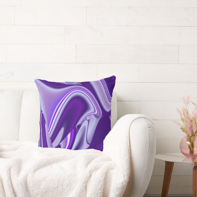 Purple Flower Rainbow Dreams Cushion (Couch)