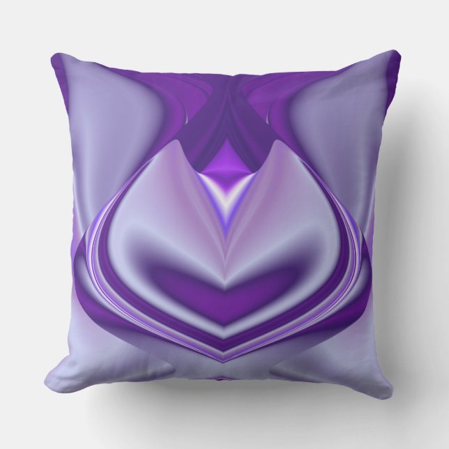 Purple Flower Rainbow Dreams Cushion (Front)