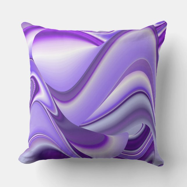 Purple Flower Rainbow Dreams Cushion (Front)