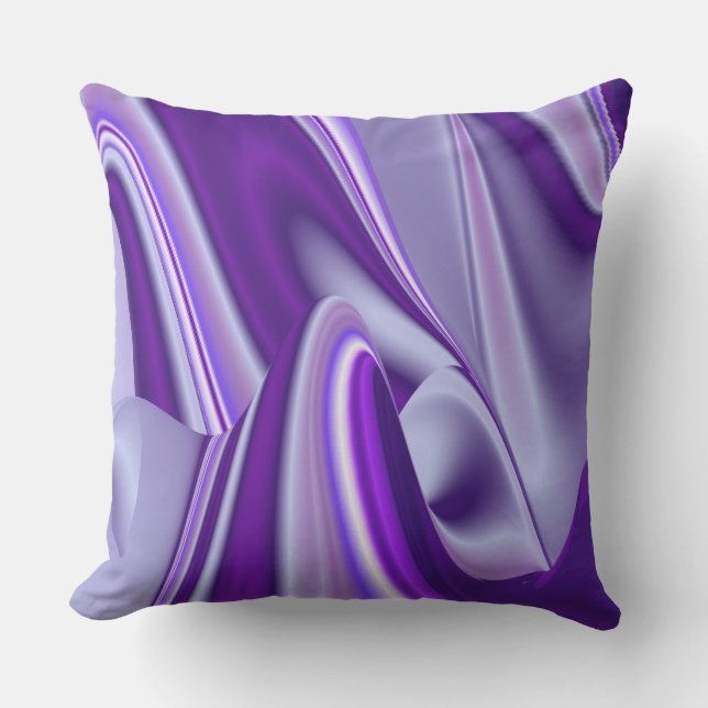 Purple Flower Rainbow Dreams Cushion (Front)