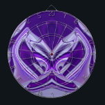 Purple Flower Rainbow Dreams Dartboard<br><div class="desc">Purple Flower Rainbow Dreams , Digital Abstract Fantasy Rainbow-Art by Krisi ArtKSZP. More in Store >>> PurpleDreamsbyKSZP >>> Store Category >>> Toys and Games</div>
