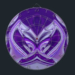 Purple Flower Rainbow Dreams Dartboard<br><div class="desc">Purple Flower Rainbow Dreams ,  Digital Abstract Fantasy Rainbow-Art by Krisi ArtKSZP. More in Store >>> PurpleDreamsbyKSZP  >>> Store Category >>> Toys and Games</div>