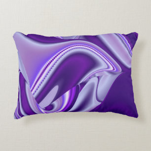 Purple Flower Rainbow Dreams Decorative Cushion