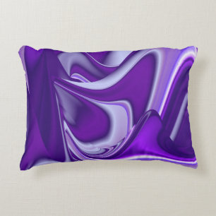 Purple Flower Rainbow Dreams Decorative Cushion