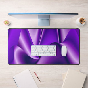 Purple Flower Rainbow Dreams Desk Mat