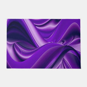 Purple Flower Rainbow Dreams Doormat