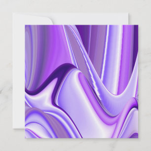 Purple Flower Rainbow Dreams Flat Card