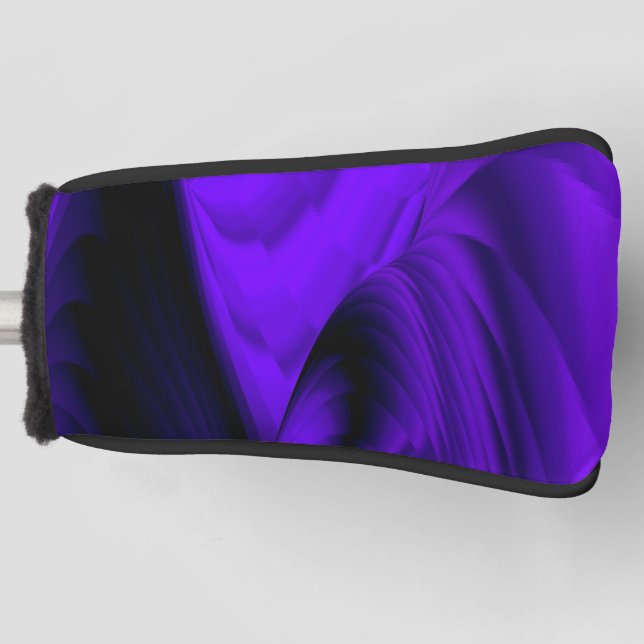 Purple Flower Rainbow Dreams Golf Head Cover (Front)