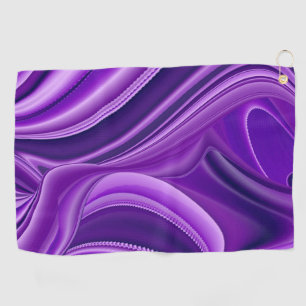 Purple Flower Rainbow Dreams Golf Towel