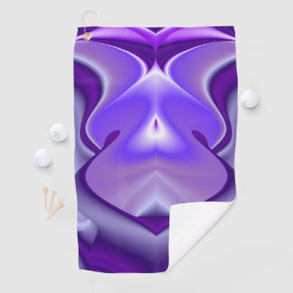 Purple Flower Rainbow Dreams Golf Towel