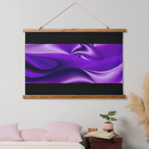 Purple Flower Rainbow Dreams Hanging Tapestry