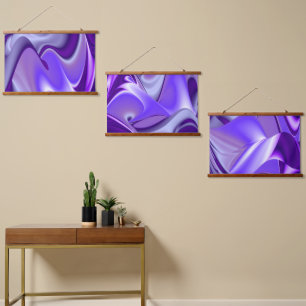 Purple Flower Rainbow Dreams Hanging Tapestry