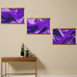 Purple Flower Rainbow Dreams Hanging Tapestry
