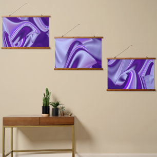 Purple Flower Rainbow Dreams Hanging Tapestry