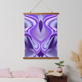 Purple Flower Rainbow Dreams Hanging Tapestry
