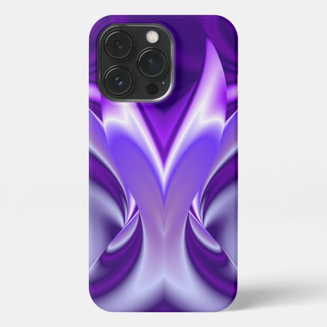 Purple Flower Rainbow Dreams iPhone Case (Back)