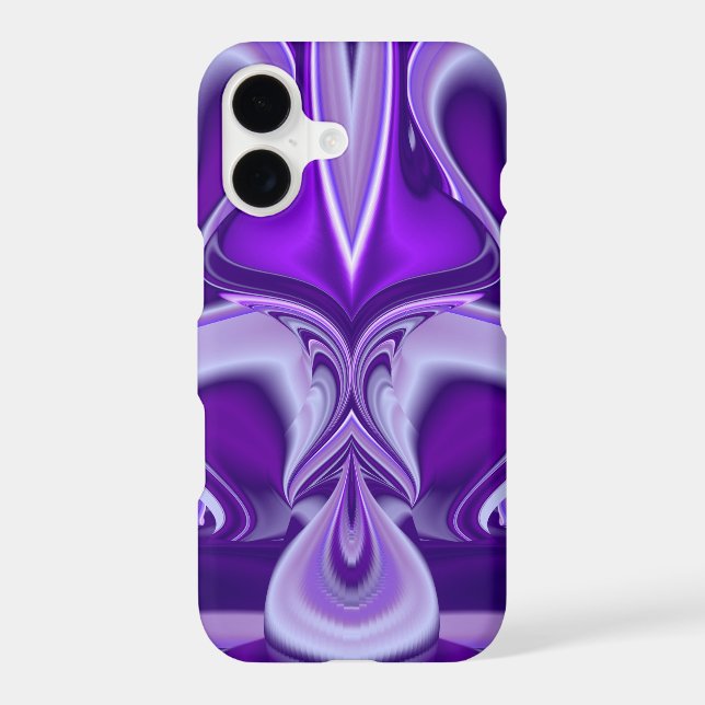 Purple Flower Rainbow Dreams iPhone Case (Back)