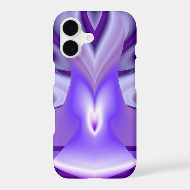 Purple Flower Rainbow Dreams iPhone Case (Back)