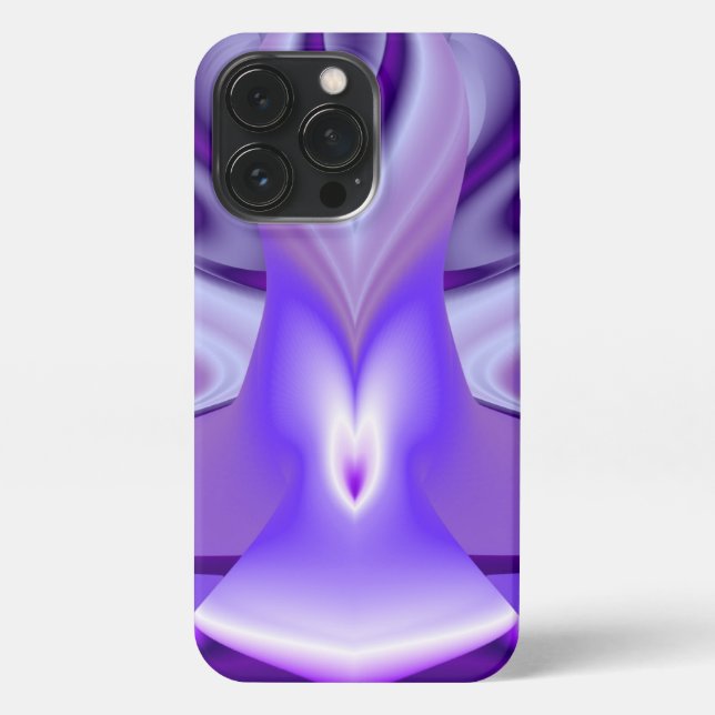 Purple Flower Rainbow Dreams iPhone Case (Back)