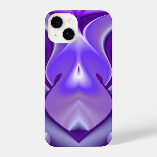 Purple Flower Rainbow Dreams iPhone Case (Back)