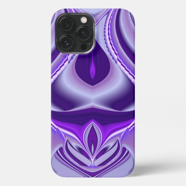 Purple Flower Rainbow Dreams iPhone Case (Back)