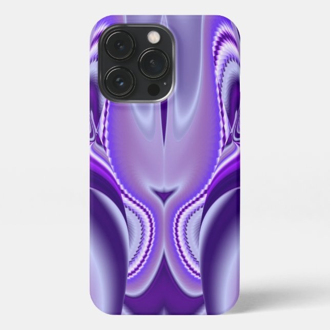 Purple Flower Rainbow Dreams iPhone Case (Back)