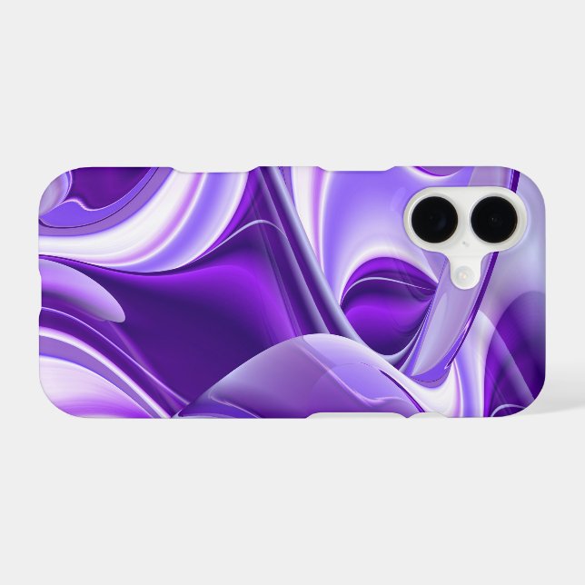 Purple Flower Rainbow Dreams iPhone Case (Back Horizontal)