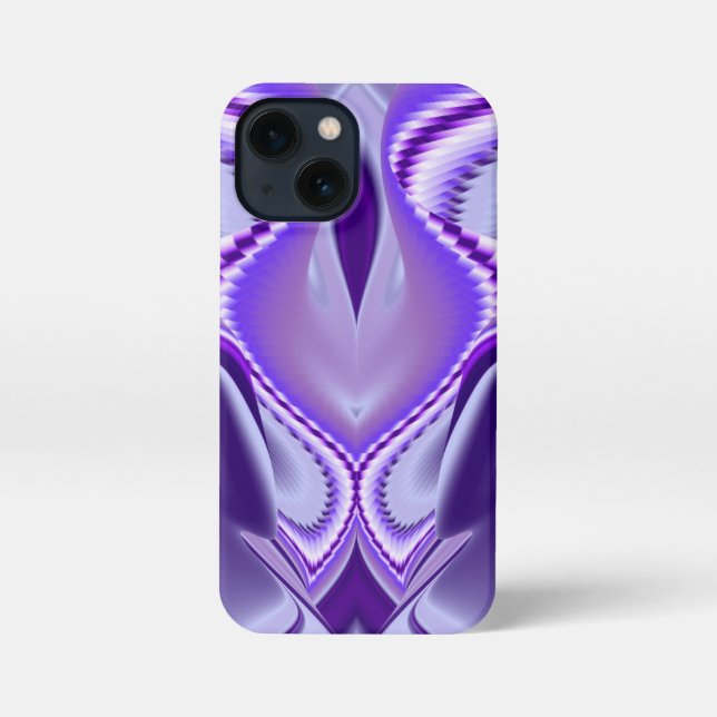Purple Flower Rainbow Dreams iPhone Case (Back)