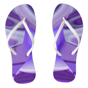 Purple Flower Rainbow Dreams Jandals