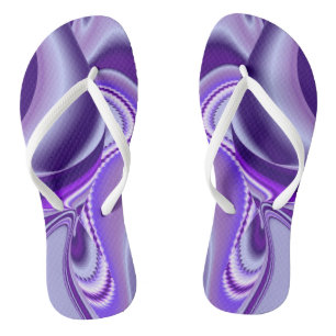 Purple Flower Rainbow Dreams Jandals