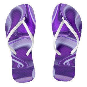 Purple Flower Rainbow Dreams Jandals