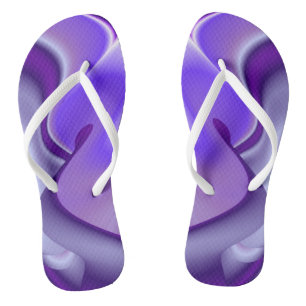 Purple Flower Rainbow Dreams Jandals