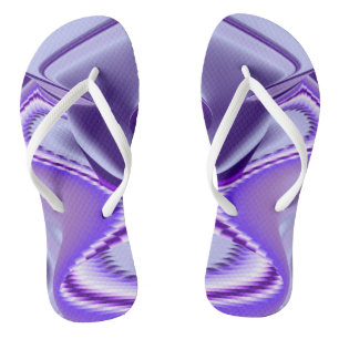 Purple Flower Rainbow Dreams Jandals