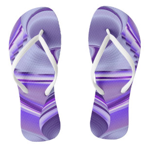 Purple Flower Rainbow Dreams Jandals
