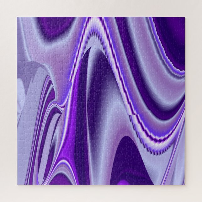 Purple Flower Rainbow Dreams Jigsaw Puzzle (Vertical)