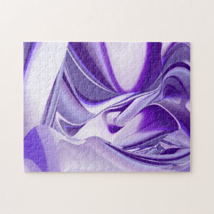 Purple Flower Rainbow Dreams Jigsaw Puzzle