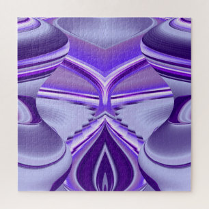 Purple Flower Rainbow Dreams Jigsaw Puzzle