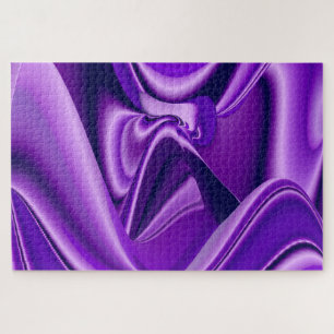 Purple Flower Rainbow Dreams Jigsaw Puzzle