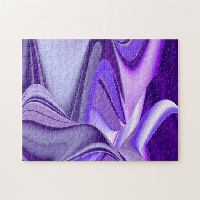 Purple Flower Rainbow Dreams Jigsaw Puzzle (Horizontal)