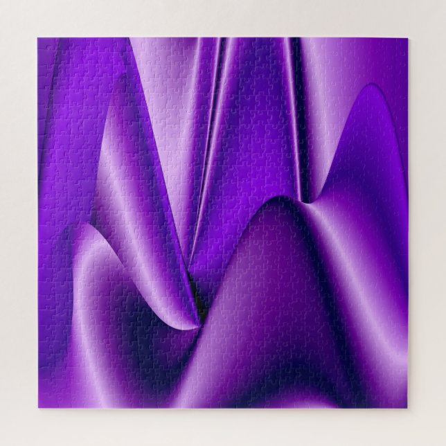 Purple Flower Rainbow Dreams Jigsaw Puzzle (Vertical)