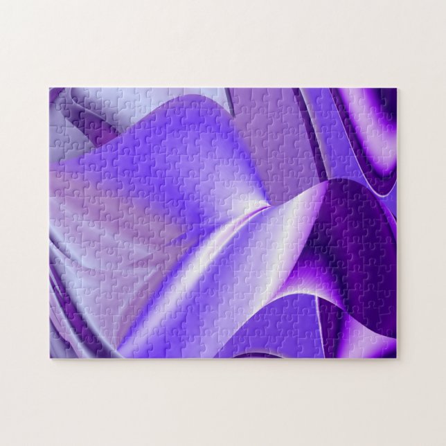 Purple Flower Rainbow Dreams Jigsaw Puzzle (Horizontal)