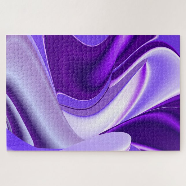 Purple Flower Rainbow Dreams Jigsaw Puzzle (Horizontal)