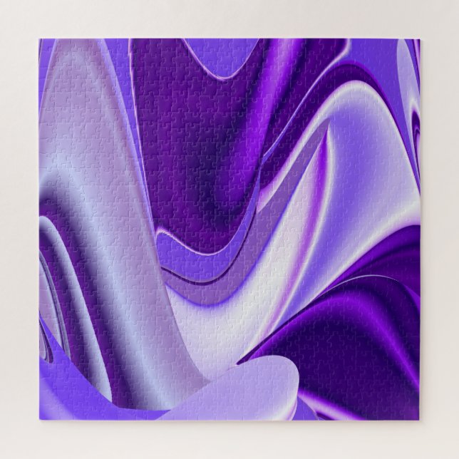 Purple Flower Rainbow Dreams Jigsaw Puzzle (Vertical)